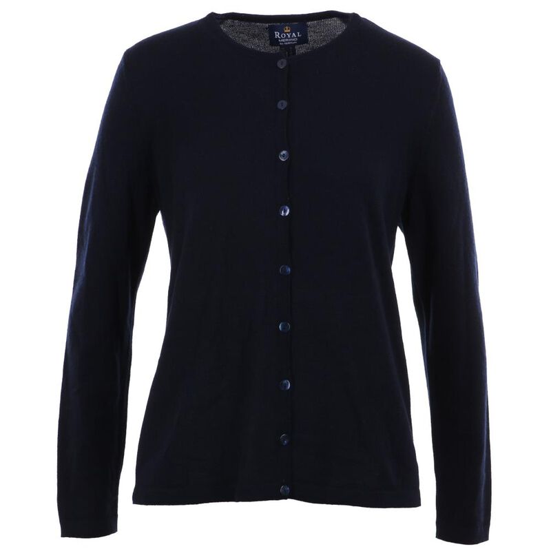 Royal Merino Classic Button Cardigan image number 3